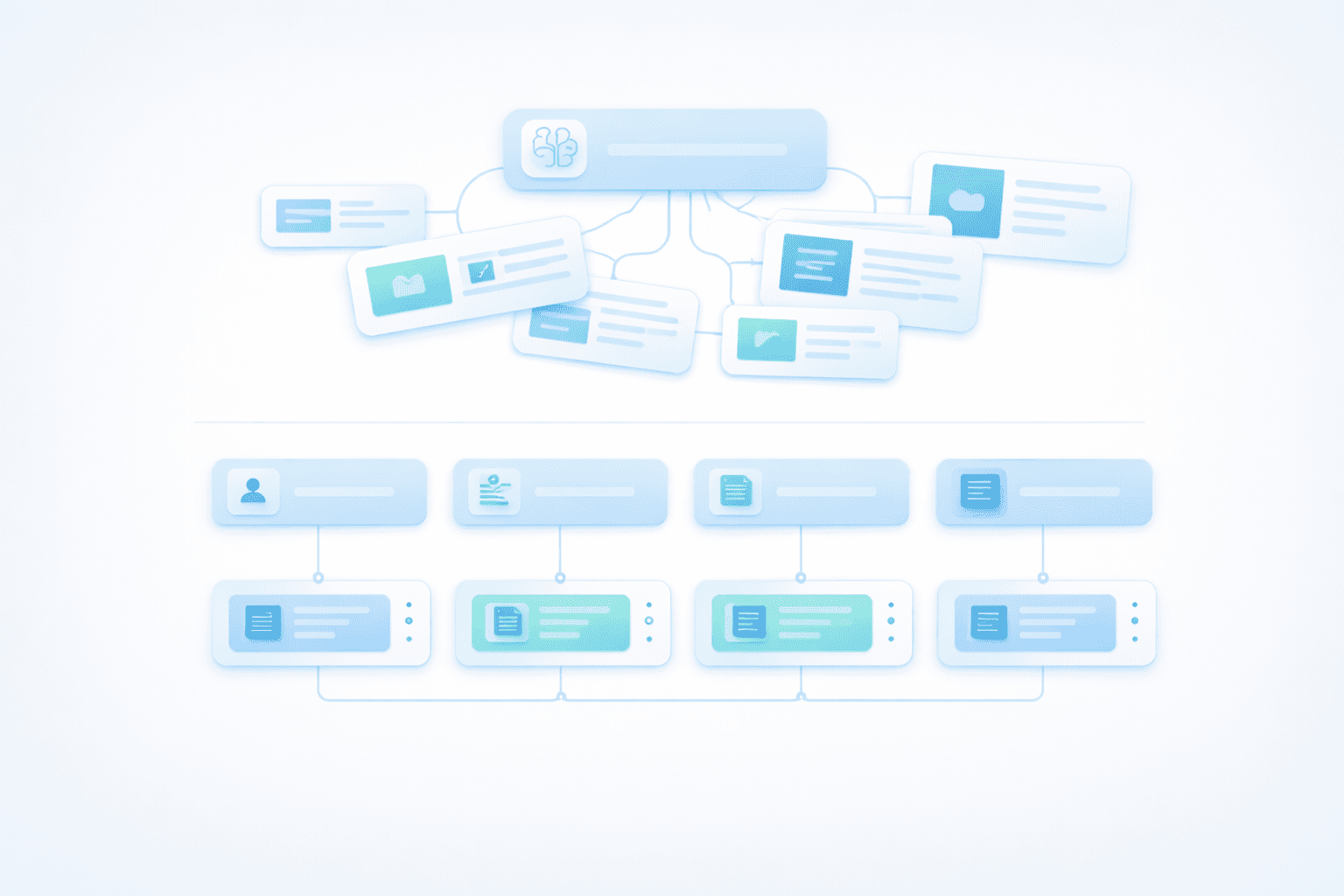 common prompt engineering mistakes showing overloaded AI prompt versus separated structured prompts